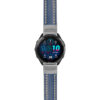 g.f965.st23 Main Blue & White StrapsCo Heavy Duty Mens Leather Watch Band Strap 20mm