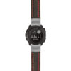 g.i.st23 Main Black & Red StrapsCo Heavy Duty Mens Leather Watch Band Strap 20mm