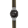 g.i.st23 Main Black & Yellow StrapsCo Heavy Duty Mens Leather Watch Band Strap 20mm