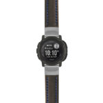 g.i2.st23 Main Black & Blue StrapsCo Heavy Duty Mens Leather Watch Band Strap 20mm