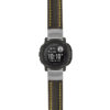 g.i2.st23 Main Black & Yellow StrapsCo Heavy Duty Mens Leather Watch Band Strap 20mm