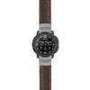 g.ix.st23 Main Black & Red StrapsCo Heavy Duty Mens Leather Watch Band Strap 20mm