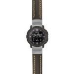 g.ix.st23 Main Black & White StrapsCo Heavy Duty Mens Leather Watch Band Strap 20mm