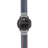 g.ix.st23 Main Blue & Orange StrapsCo Heavy Duty Mens Leather Watch Band Strap 20mm
