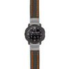 g.ix.st25 Main Black & Orange StrapsCo Heavy Duty Carbon Fiber Watch Strap 20mm