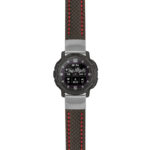 g.ix.st25 Main Black & Red StrapsCo Heavy Duty Carbon Fiber Watch Strap 20mm