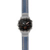 g.mrq2.st23 Main Blue & White StrapsCo Heavy Duty Mens Leather Watch Band Strap 20mm