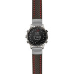 g.mrq.st25 Main Black & Red StrapsCo Heavy Duty Carbon Fiber Watch Strap 20mm