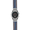 g.qtx3.st23 Main Blue & Orange StrapsCo Heavy Duty Mens Leather Watch Band Strap 22mm