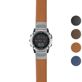 g.qtx3.st24 Gallery Tan StrapsCo Heavy Duty Leather Watch Band Strap 22mm