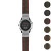 g.qtx3.st25 Gallery Black & Red StrapsCo Heavy Duty Carbon Fiber Watch Strap 22mm