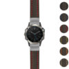 g.qtx5.st25 Gallery Black & Red StrapsCo Heavy Duty Carbon Fiber Watch Strap 20mm