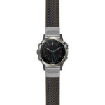 g.qtx5.st25 Main Black & Blue StrapsCo Heavy Duty Carbon Fiber Watch Strap 20mm
