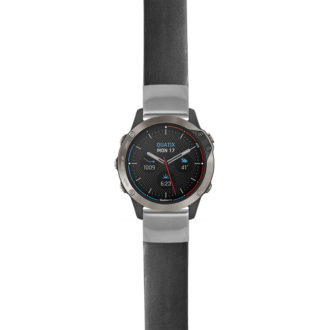 g.qtx6.st24 Main Black StrapsCo Heavy Duty Leather Watch Band Strap 20mm