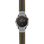 g.qtx6.st25 Main Black & Yellow StrapsCo Heavy Duty Carbon Fiber Watch Strap 20mm