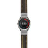 g.qtx6x.st23 Main Black & Yellow StrapsCo Heavy Duty Mens Leather Watch Band Strap 22mm