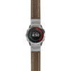 g.qtx6x.st23 Main Brown & White StrapsCo Heavy Duty Mens Leather Watch Band Strap 22mm
