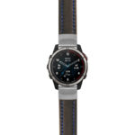 g.qtx7.st23 Main Black & Blue StrapsCo Heavy Duty Mens Leather Watch Band Strap 20mm