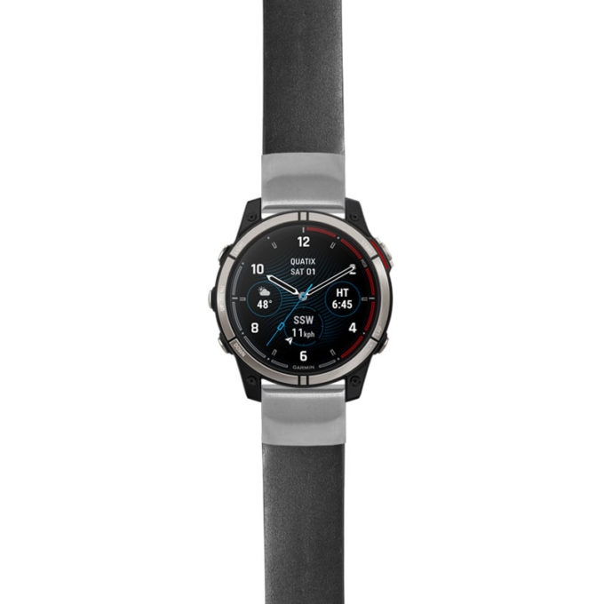 g.qtx7.st24 Main Black StrapsCo Heavy Duty Leather Watch Band Strap 20mm