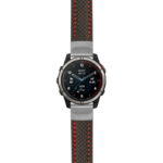 g.qtx7.st25 Main Black & Red StrapsCo Heavy Duty Carbon Fiber Watch Strap 20mm