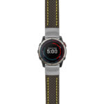g.qtx7x.st25 Main Black & Yellow StrapsCo Heavy Duty Carbon Fiber Watch Strap 22mm