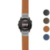 g.t7.st24 Gallery Tan StrapsCo Heavy Duty Leather Watch Band Strap 22mm