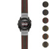 g.t7.st25 Gallery Black & Red StrapsCo Heavy Duty Carbon Fiber Watch Strap 22mm