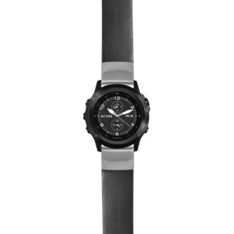 g.tbv.st24 Main Black StrapsCo Heavy Duty Leather Watch Band Strap 22mm