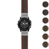 g.tbv.st25 Gallery Black & Red StrapsCo Heavy Duty Carbon Fiber Watch Strap 22mm