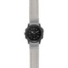 g.tch.st23 Main Grey & White StrapsCo Heavy Duty Mens Leather Watch Band Strap 22mm