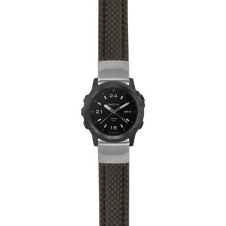 g.tch.st25 Main Black StrapsCo Heavy Duty Carbon Fiber Watch Strap 22mm