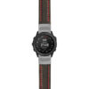 g.td.st23 Main Black & Red StrapsCo Heavy Duty Mens Leather Watch Band Strap 22mm