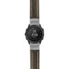 g.td.st23 Main Black & White StrapsCo Heavy Duty Mens Leather Watch Band Strap 22mm