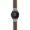 g.td.st23 Main Brown & White StrapsCo Heavy Duty Mens Leather Watch Band Strap 22mm