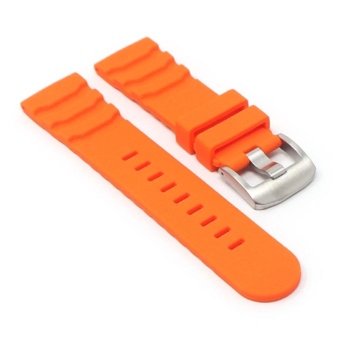 lmx5.12 Angle Orange StrapsCo 24mm Rubber Watch Band Strap For Luminox