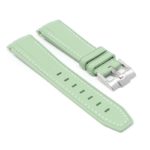 ms1.11 Angle Green StrapsCo Fitted Stitched Rubber Strap For Omega X Swatch Moonswatch