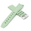 ms1.11 Cross Green StrapsCo Fitted Stitched Rubber Strap For Omega X Swatch Moonswatch