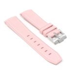 ms1.13 Angle Pink StrapsCo Fitted Stitched Rubber Strap For Omega X Swatch Moonswatch