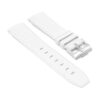 ms1.22 Angle White StrapsCo Fitted Stitched Rubber Strap For Omega X Swatch Moonswatch