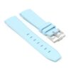 ms1.5c Angle Baby Blue StrapsCo Fitted Stitched Rubber Strap For Omega X Swatch Moonswatch