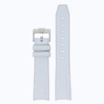 ms1.7 Main Grey StrapsCo Fitted Stitched Rubber Strap For Omega X Swatch Moonswatch