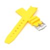 ms2.10 Cross Yellow StrapsCo Fitted Smooth Rubber Strap For Omega X Swatch Moonswatch