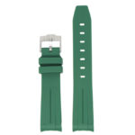 ms2.11 Up Green StrapsCo Fitted Smooth Rubber Strap For Omega X Swatch Moonswatch