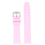 ms2.13 Up Pink StrapsCo Fitted Smooth Rubber Strap For Omega X Swatch Moonswatch