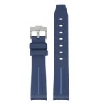 ms2.5.5b Up Navy & Blue StrapsCo Fitted Smooth Rubber Strap For Omega X Swatch Moonswatch