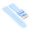 ms2.5b angle Light Blue StrapsCo Fitted Smooth Rubber Strap For Omega X Swatch Moonswatch