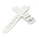 ms2.7b Cross Light Grey StrapsCo Fitted Smooth Rubber Strap For Omega X Swatch Moonswatch