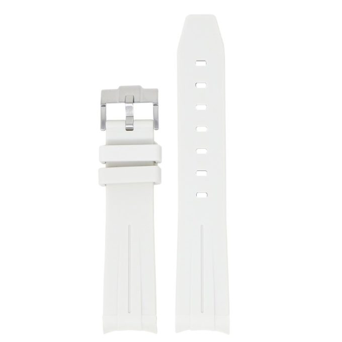 ms2.7b Up Light Grey StrapsCo Fitted Smooth Rubber Strap For Omega X Swatch Moonswatch