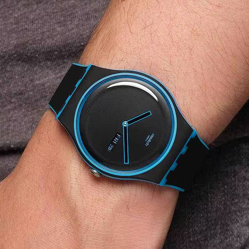 best minimal watches swatch minimal blue