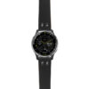 g.d2a.ds15 Main Black StrapsCo DASSARI Pilot Leather Watch Band with Matte Black Buckle 20mm